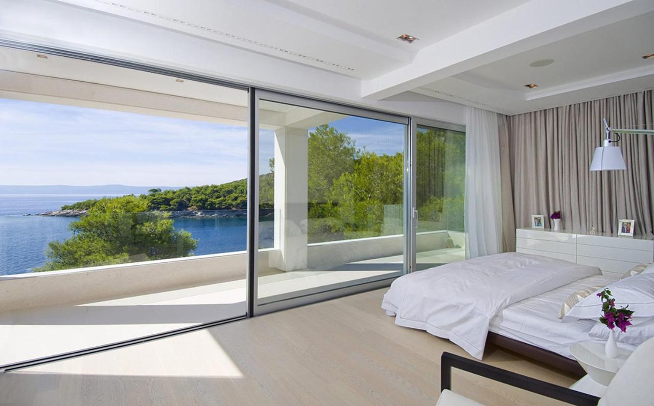 Luxury Seafront Villa My Dream With Private Pool, Jacuzzi And Staff At The Beach On Brac Island - Sumartin Selca  Esterno foto