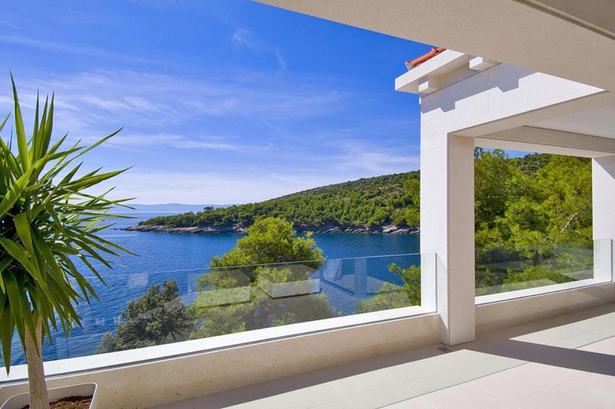 Luxury Seafront Villa My Dream With Private Pool, Jacuzzi And Staff At The Beach On Brac Island - Sumartin Selca  Esterno foto