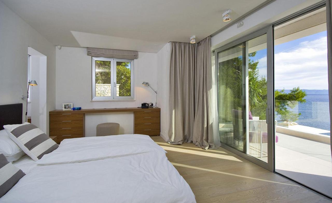 Luxury Seafront Villa My Dream With Private Pool, Jacuzzi And Staff At The Beach On Brac Island - Sumartin Selca  Esterno foto