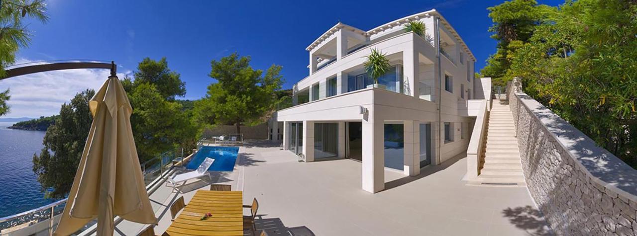 Luxury Seafront Villa My Dream With Private Pool, Jacuzzi And Staff At The Beach On Brac Island - Sumartin Selca  Esterno foto